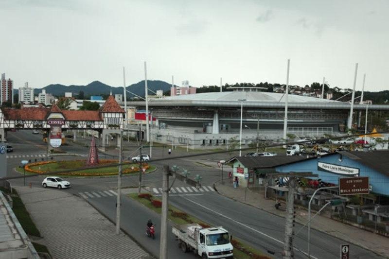 Blu Terrace Hotel Blumenau Bagian luar foto
